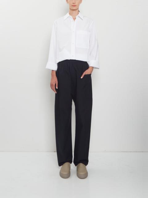 SOFIE D'HOORE Paz Brushed Cotton Voile Pants — Midnight