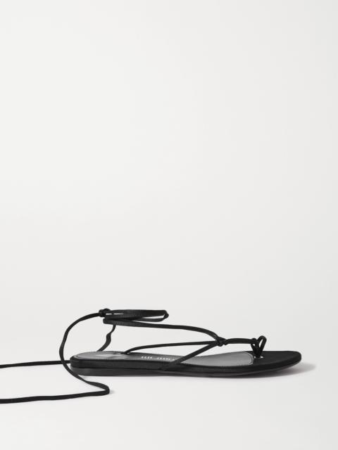 THE ATTICO Kika Satin Sandals