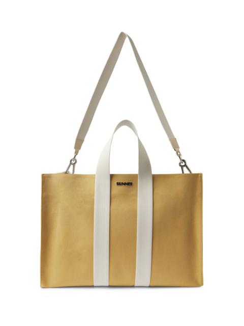 Sunnei Parallelepipedo padded tote bag - Green