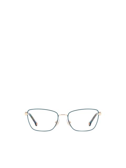 CAROLINA HERRERA logo-plaque geometric-frame glasses