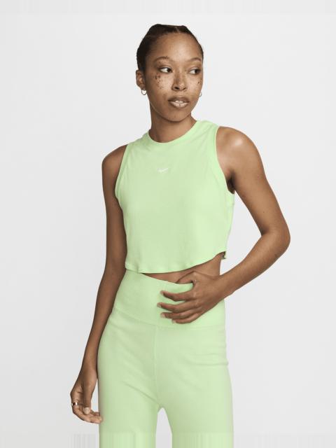 Nike Sportswear Chill Knit Women's Tight Cropped Mini-Rib Tank Top