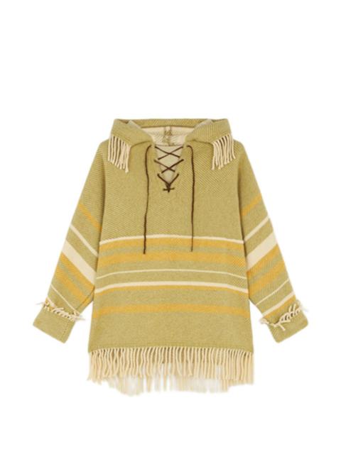 FORTELA Fern striped hoodie