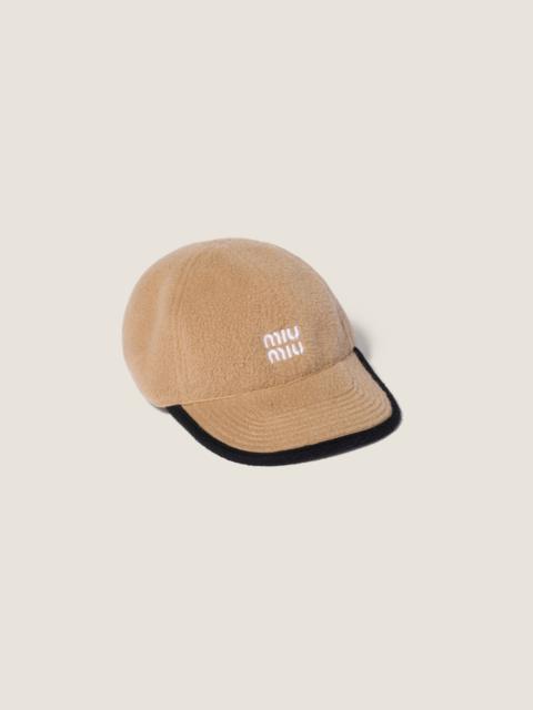Miu Miu Fleece baseball cap