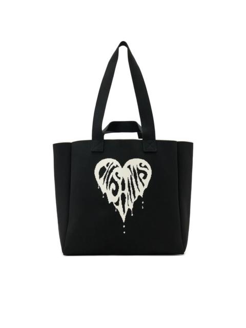 ALLSAINTS large Izzy heart-print tote bag