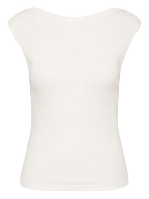 ST. AGNI scoop-back top
