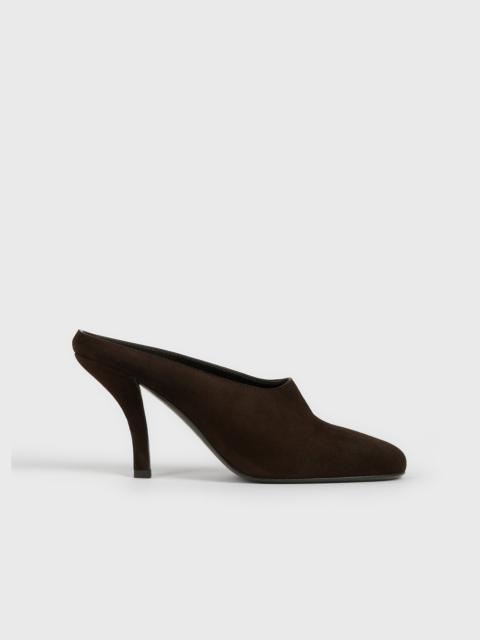 TOTEME Contour suede mules brown