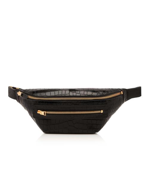 TOM FORD PRINTED ALLIGATOR BUCKLEY BELT BAG