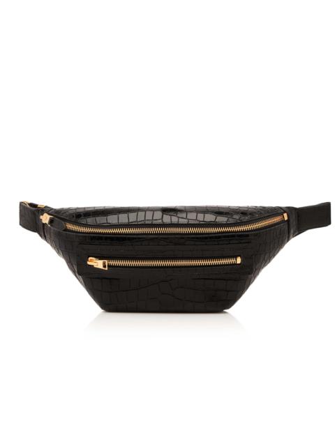 PRINTED ALLIGATOR BUCKLEY BELT BAG