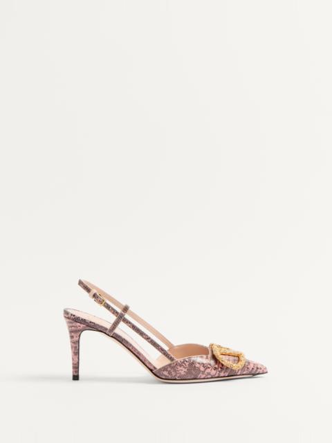 VLOGO SIGNATURE SLINGBACK PUMP IN TEJUS 80MM