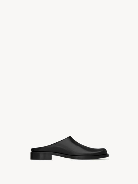 SAINT LAURENT ANGUS MULES IN SMOOTH LEATHER