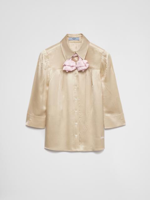 Prada Satin crepe shirt