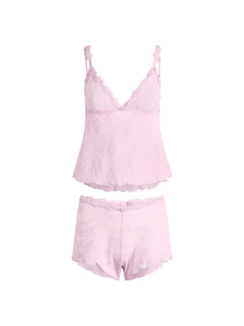 SKIMS SKIMS Stretch Lace Triangle Cami & Short Set