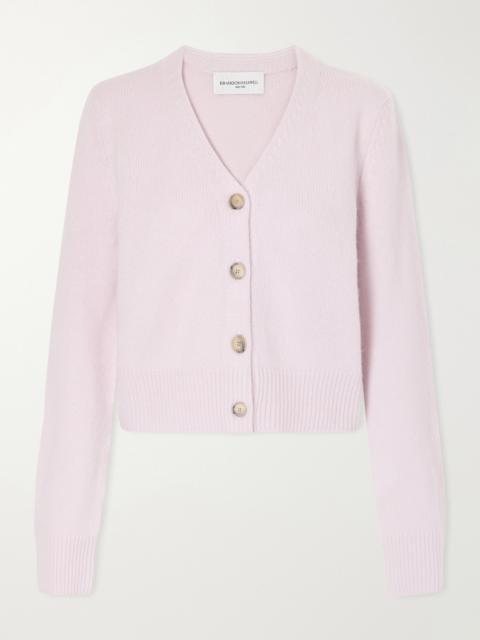 BRANDON MAXWELL The Sloane Silk And Cashmere-blend Knitted Cardigan