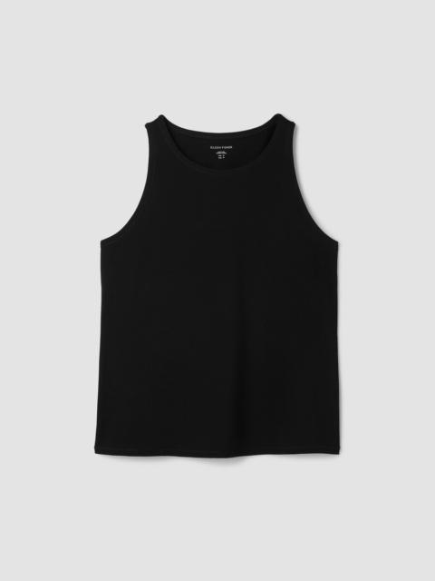 EILEEN FISHER Pima Cotton Stretch Jersey Slim Tank