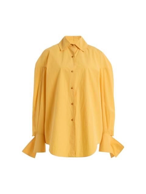 OSSOU Wren Cotton Shirt yellow