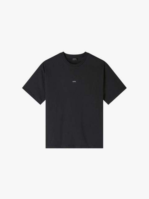A.P.C. BOXY MICRO LOGO T-SHIRT