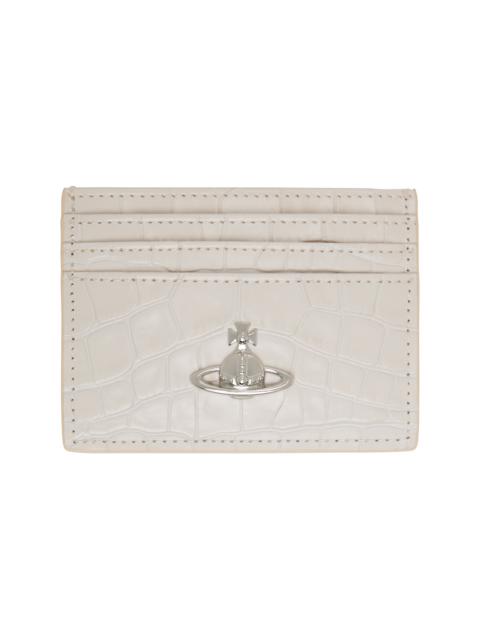 Vivienne Westwood Off-White Flat Card Holder