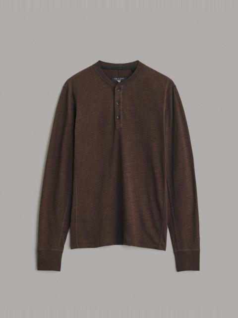 rag & bone Classic Flame Long Sleeve Henley
Cotton T-Shirt
