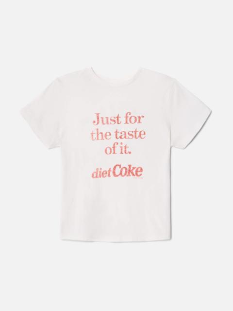 RE/DONE Classic Tee Diet Coke - Vintage White