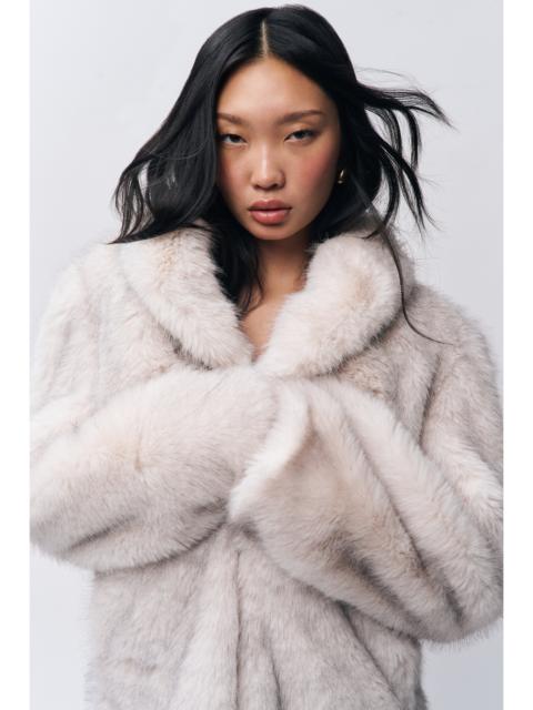 GUIZIO ROXIE FAUX FUR COAT
