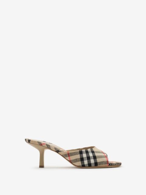 Burberry Check Mews Low Sandals​