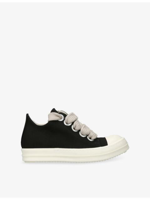 Rick Owens DRKSHDW Jumbo-Lace Low Canvas Trainers