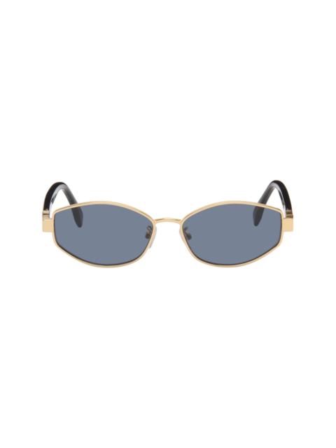 FENDI Gold Tube Sunglasses
