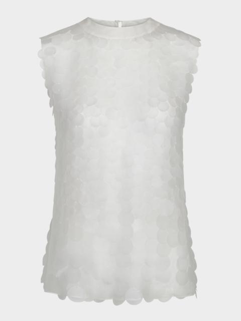 TWP Semi-Sheer Paillette Shell