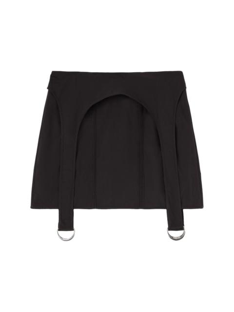 corset mini skirt