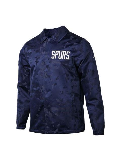 Nike Spurs Lapel Football Jacket Men's Camouflage DA2795-429