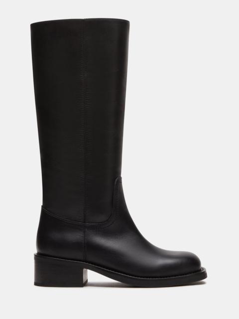 STEVE MADDEN RIGGS BLACK LEATHER
