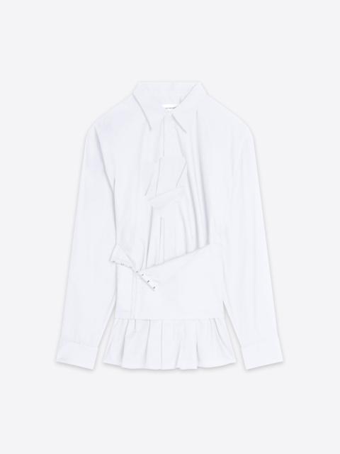 Dries Van Noten CORSETED COTTON SHIRT