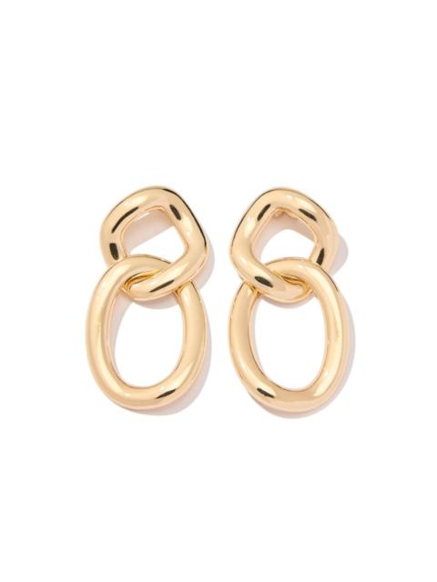 CAROLINA HERRERA oversize chain link earrings