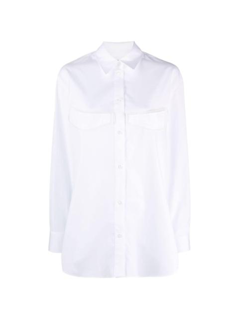 Simone Rocha long-sleeve cotton shirt