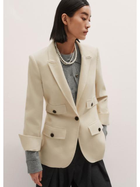 ME+EM Sharp Shoulder Blazer