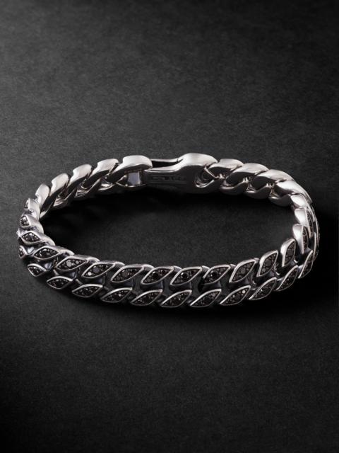DAVID YURMAN Sterling Silver Diamond Chain Bracelet