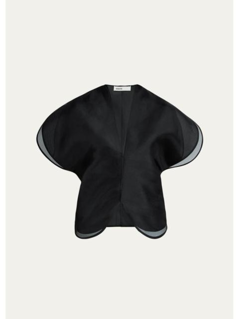 KHAITE Briar Silk Top