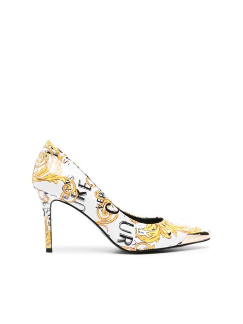VERSACE JEANS COUTURE Scarlett Barocco-print pumps