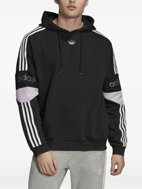 adidas logo-detail hoodie