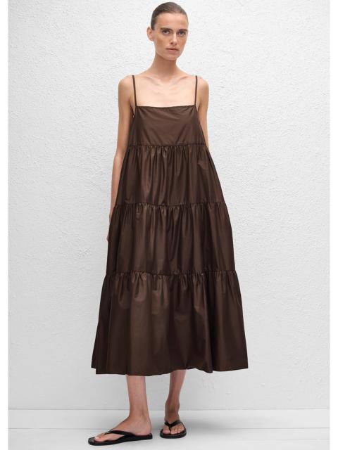 MATTEAU Matteau Tiered Sundress - Chocolate