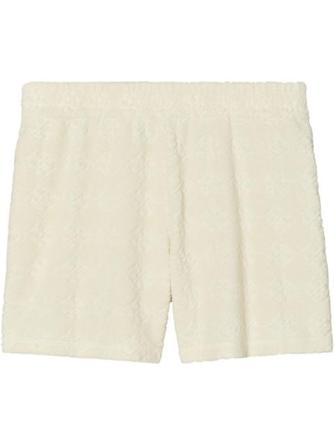 TORY BURCH logo-jacquard shorts