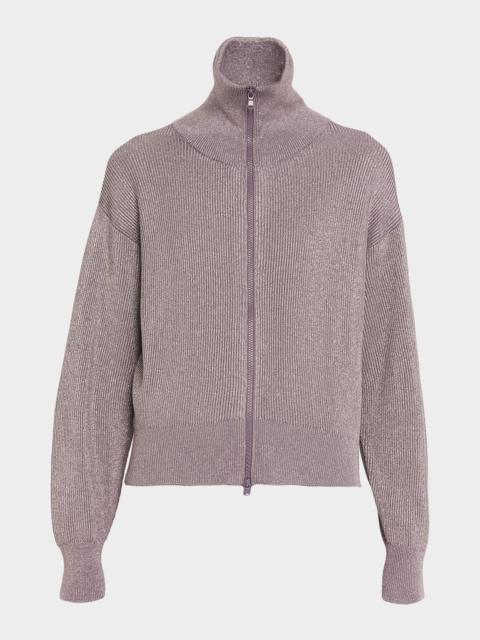Brunello Cucinelli Sparkly Zip Jacket