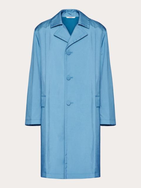 Valentino SINGLE-BREASTED NYLON COAT