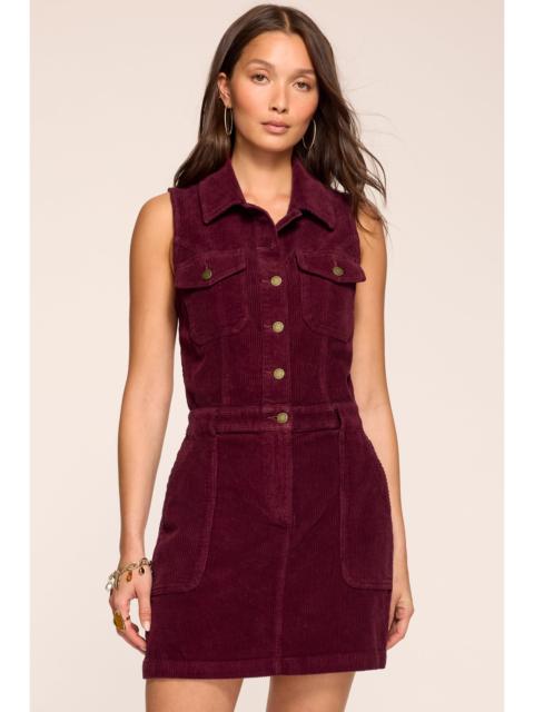 RAMY BROOK Peyton Corduroy Collared Mini Dress