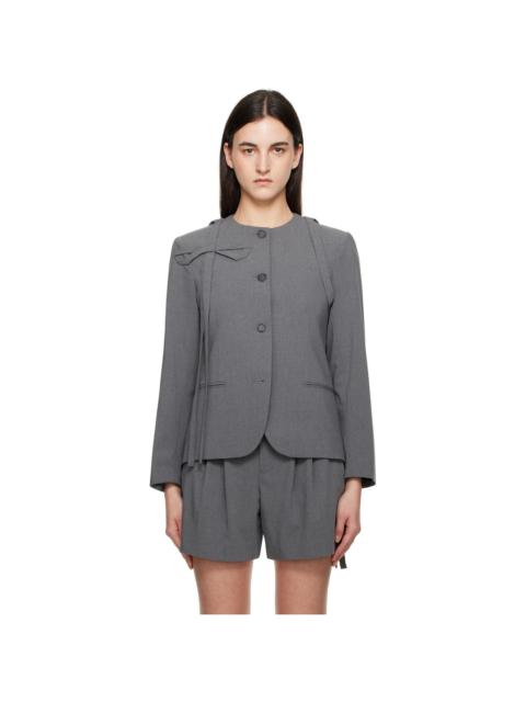 SANDY LIANG Gray Kallo Blazer