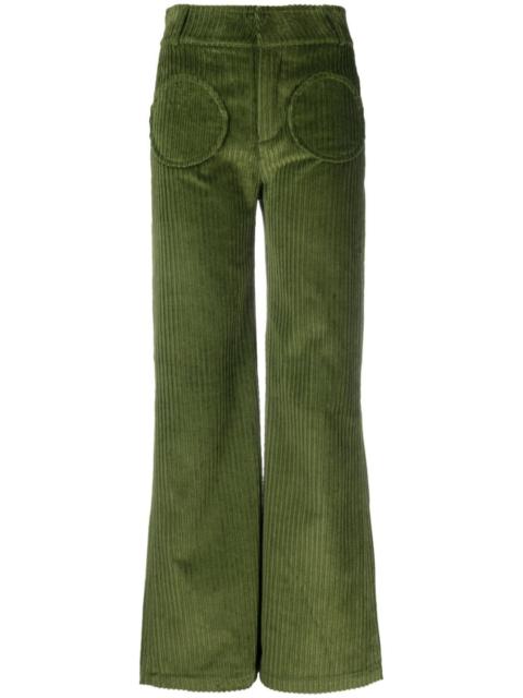 Yoshitomo corduroy velvet trousers