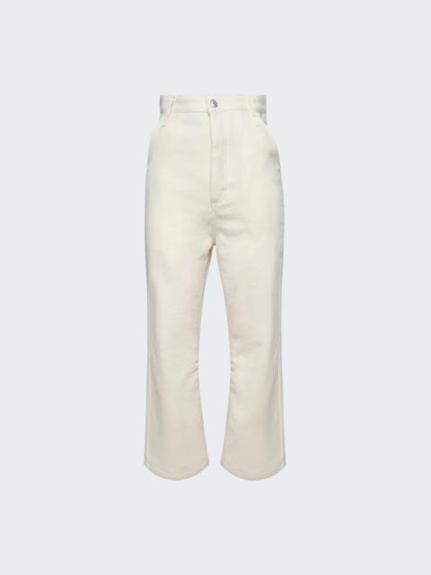 Baggy Fit Trousers Ivory