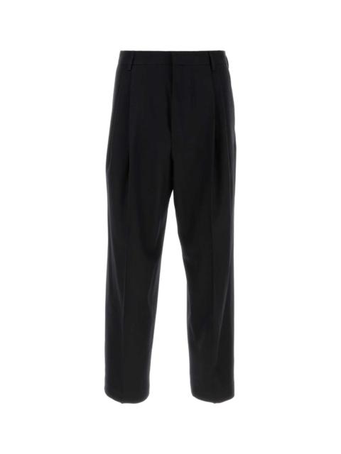 Dries Van Noten Dries Van Noten Wool Trousers — Black