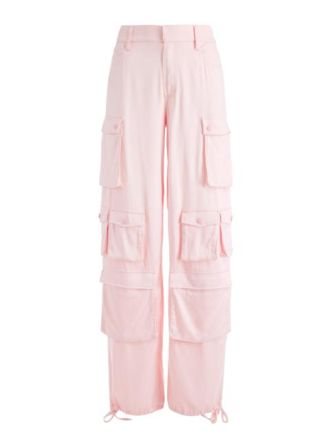 Alice + Olivia OLYMPIA MID RISE BAGGY CARGO PANTS