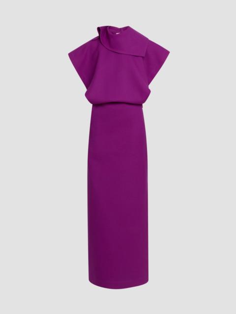 ISSEY MIYAKE Women's Calligraph Maxi Dress - Purple